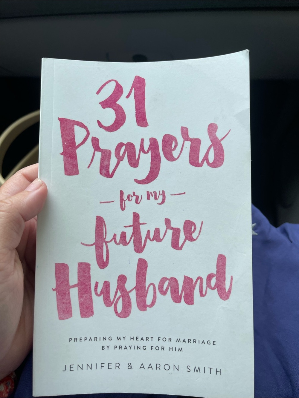 31 Prayers for My Future Husband - Pink Script Hardcover-Style Book